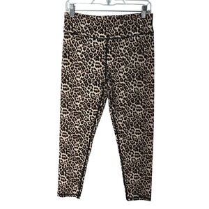Zyia Active Cheetah Printed Booty‎ Lift Full Length Women's Size XL